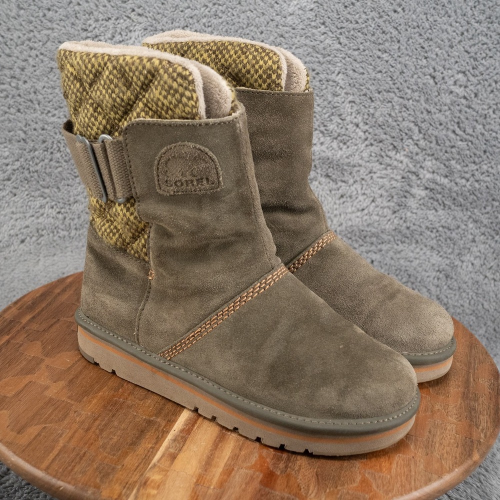 Sorel Newbie Women's Boots Suede Leather Peatmoss Campus Size 7
